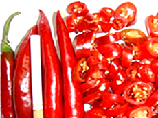 Frozen red chilli