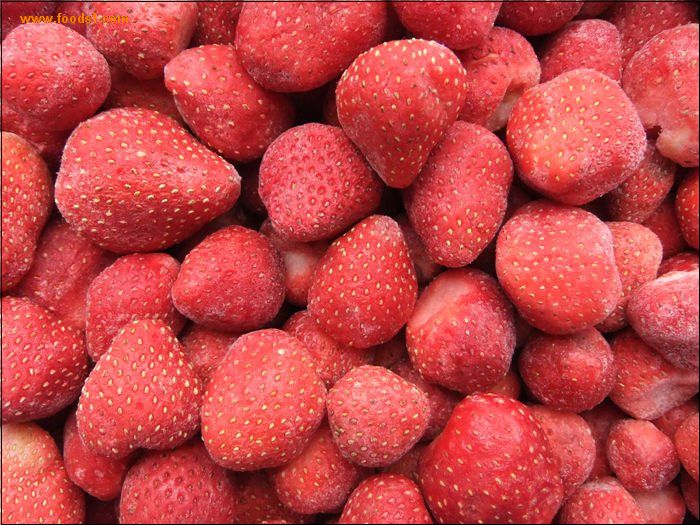 Frozen strawberries
